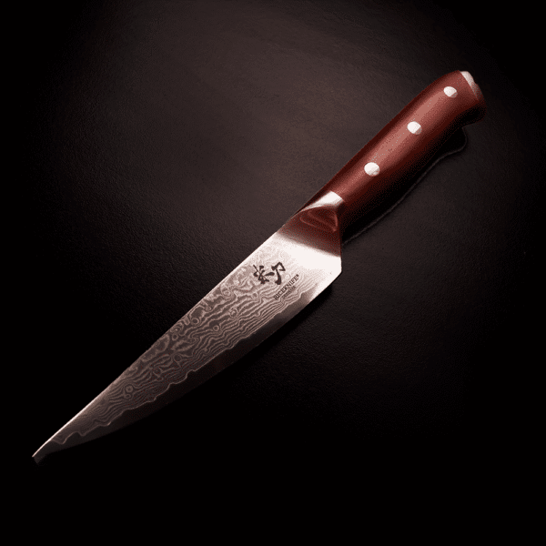 Riceknife Damascus Steak Knife clipses-Yuan-cocobolo-square