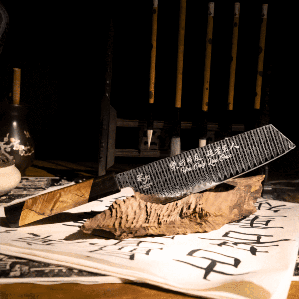 Riceknife® Denmark Limited Edition Taktilt Damaskus Stål Køkkenkniv,Kokkekniv,Kiritsuke Kniv– YOLO II. 2023