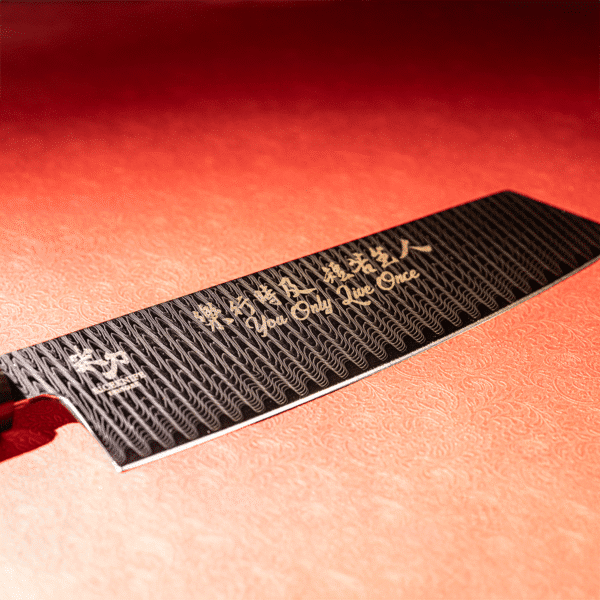 Riceknife® Denmark Limited Edition Taktilt Damaskus Stål Køkkenkniv,Kokkekniv,Kiritsuke Kniv– YOLO II. 2023