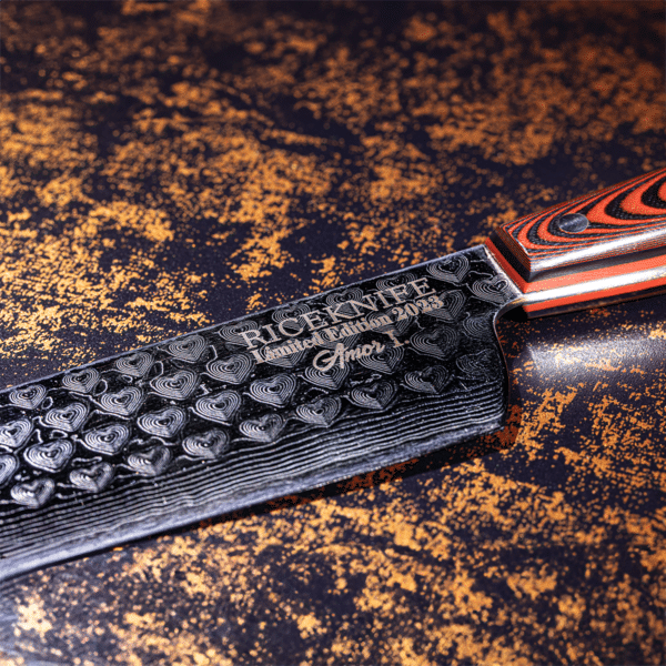 Riceknife Amor I 2023 Damaskus Køkkenkniv Kokkekniv