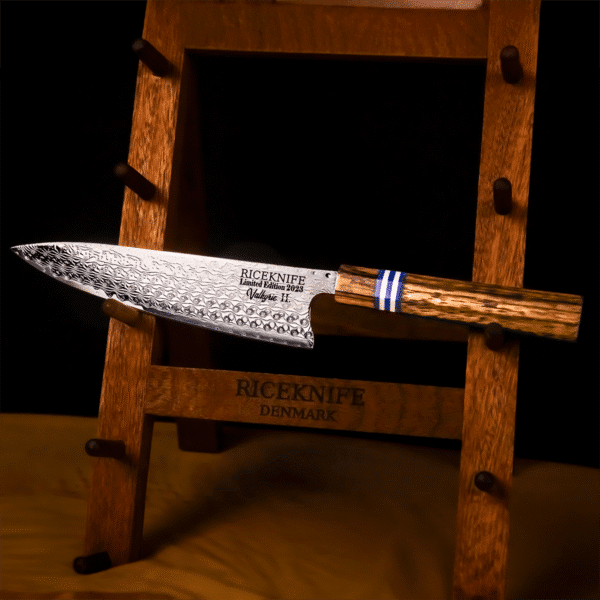 Riceknife Valkyrie II taktilt damaskus stål Damaskus kokkekniv Limited EditionRiceknife Valkyrie II Tactile Damascus Steel Chef Knife Kitchen Knife