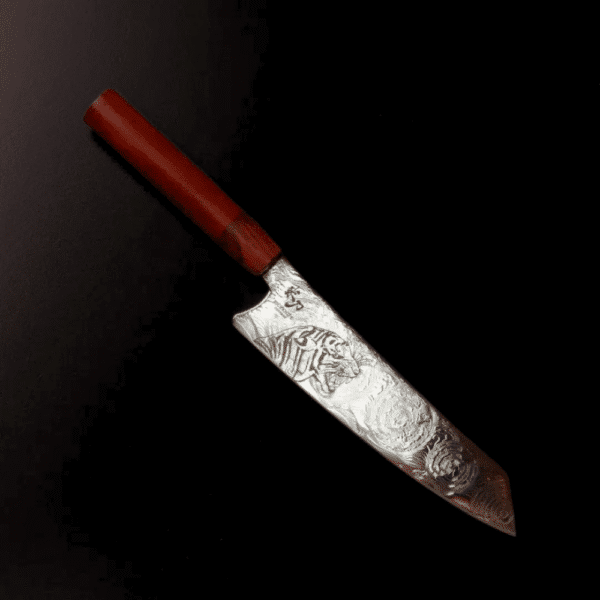 Tigritude II. 2023 - Damaskus Kokkekniv 205 mm.