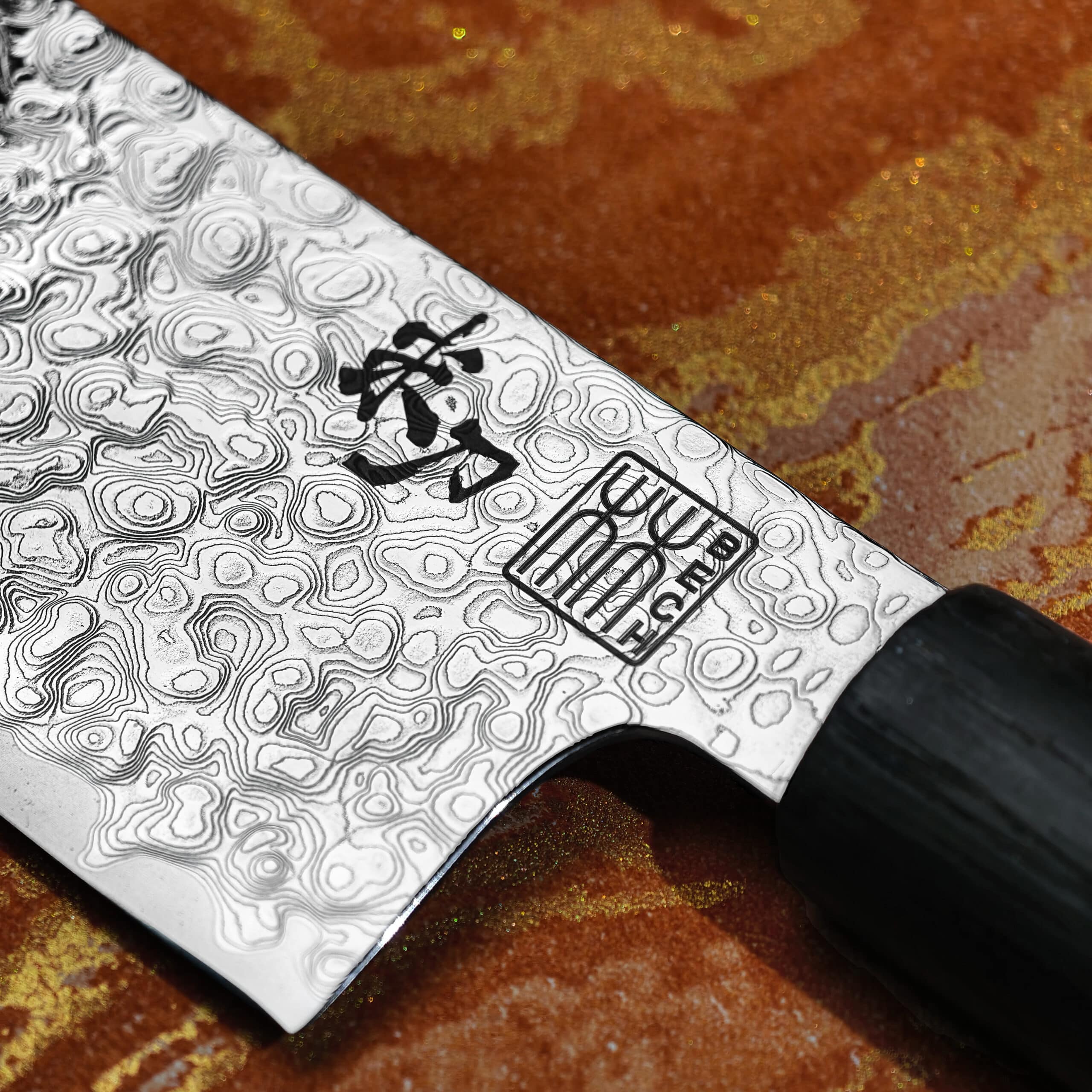 FORGE - Loss and Gain -Damaskus Santokukniv - Image 2