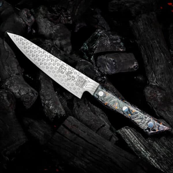 Carbon I damaskus universalkniv med 15 cm klinge – Ex-Animo 2026